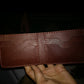 hand stitched wallets Brown
