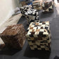 Cow Skin Ottoman