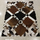 Cow skin patchwork rugs