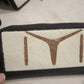 Cow skin ladies clutches