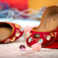 Ladies hand embroidered khussas