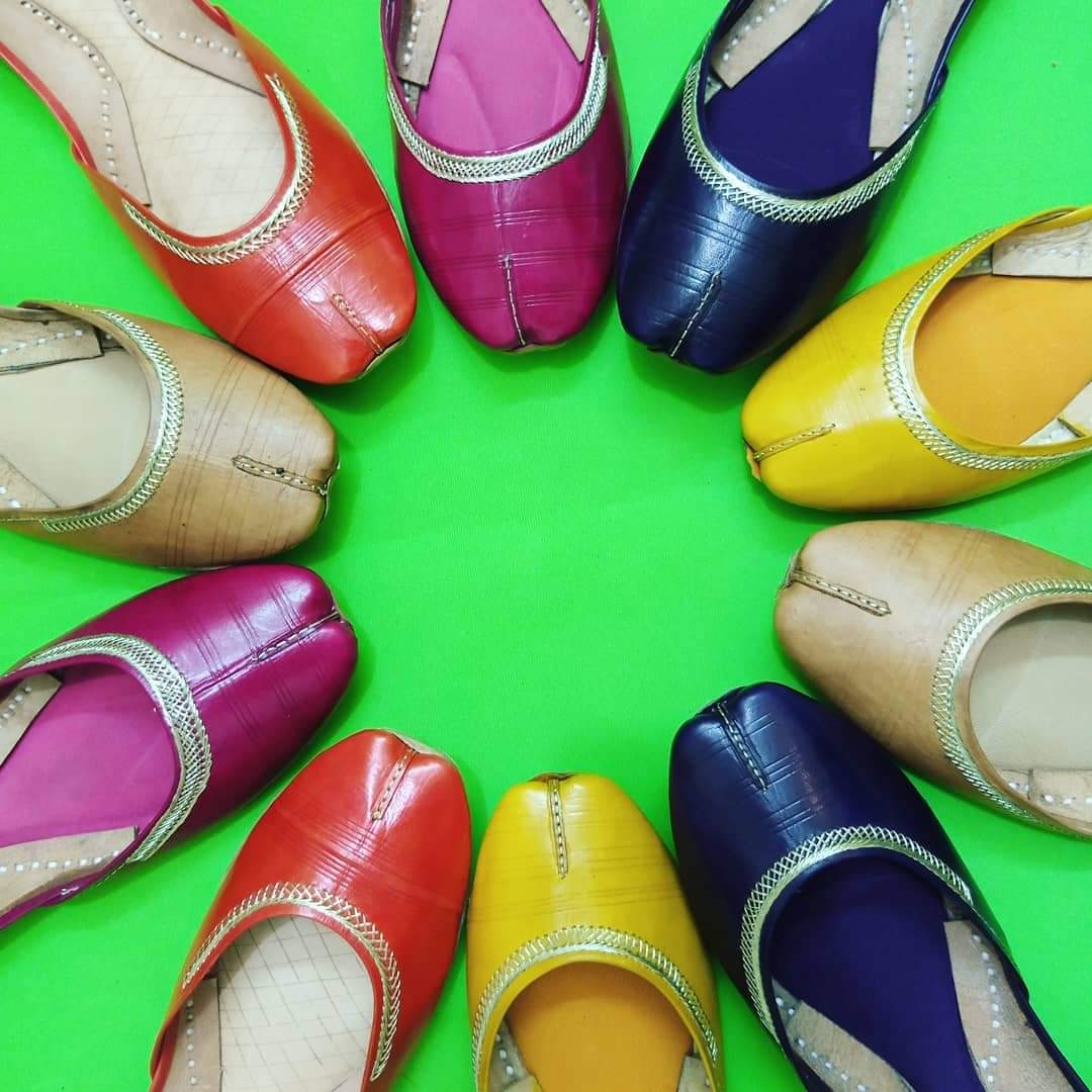 New Khussa Stylish Khussa Khussa Design 219 Green Work Khussa