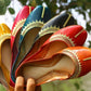 Ladies cutwork leather khussa